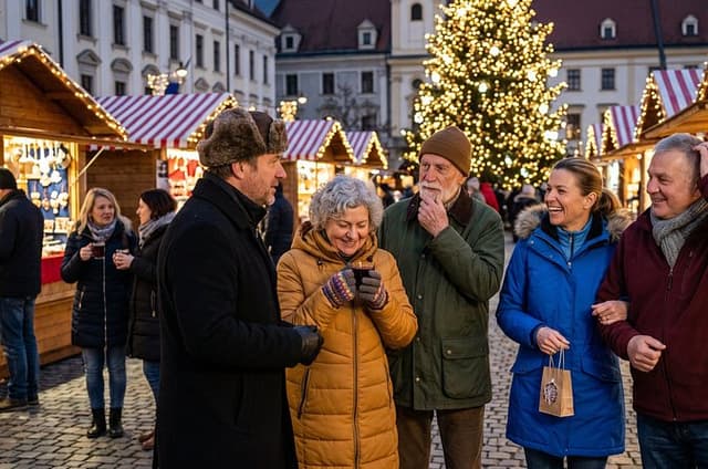 Private Christmas Walking Tour in Bratislava Historic Heritage