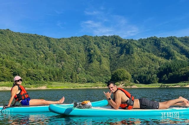 Yamagata Japan Lake Shirakawa 2 Hour Guided SUP Adventure