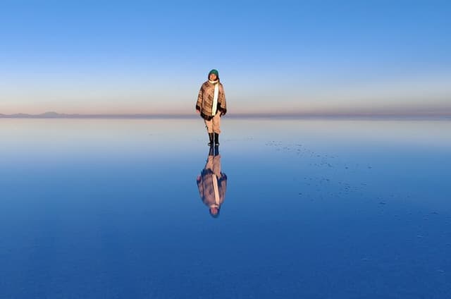Full day Salar de Uyuni with English Guide Sunset Reflections