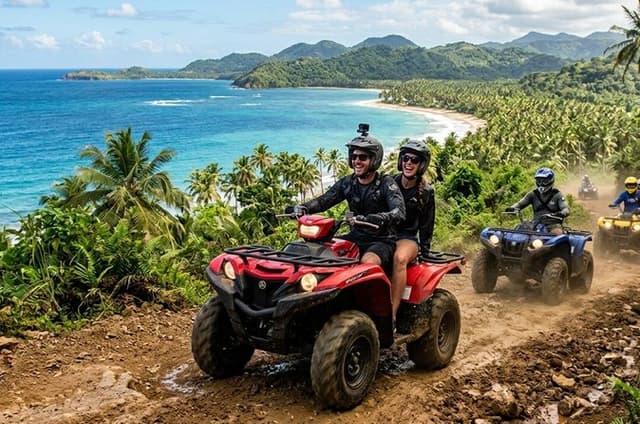 Best of Samaná ATV Adventure with Lunch and Pickup