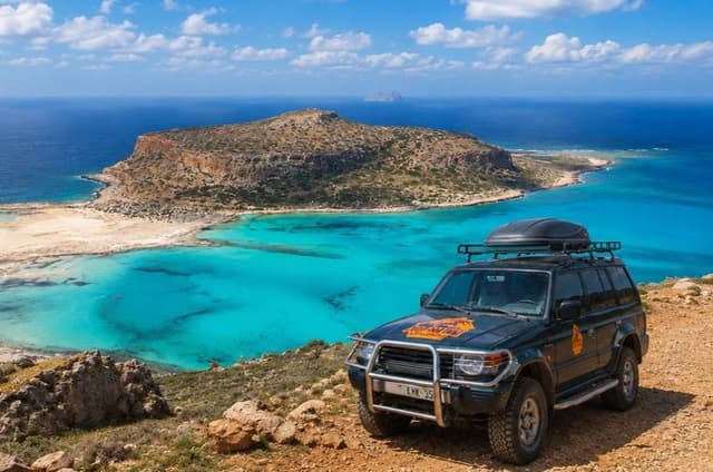 Balos Lagoon Off-road 4x4 Jeep Safari from Kissamos