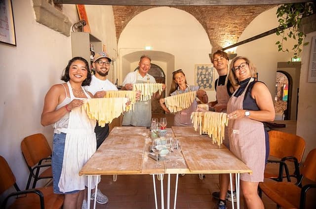 Authentic Hand Made Pasta Class in Livorno at La Fortezza Nuova