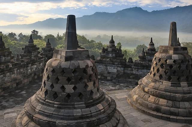 Borobudur Climb Up Access and Prambanan Temple Private Tour