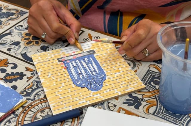 Goan Azulejos Tile Painting Workshop