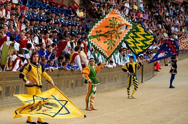 Siena Palio Experience Walking Tour and Tuscan Aperitivo