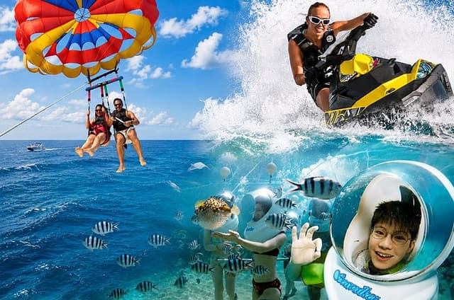 Bali Parasailing Adventure, Jetski, and Sea Walker with Transport