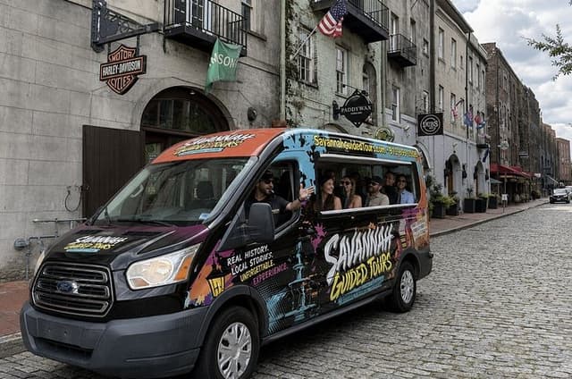 Savannah Historic District Guided Open Air Tour - 60 min