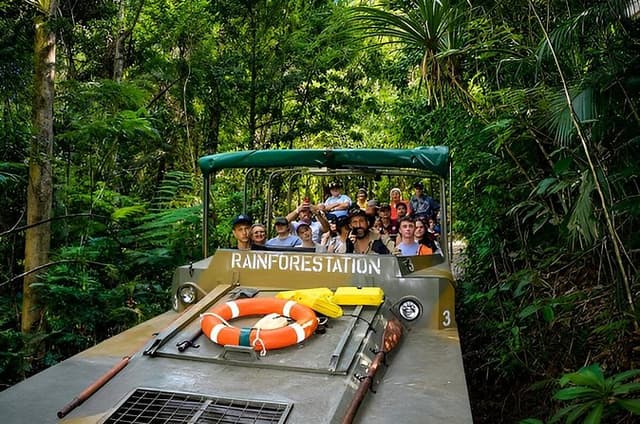 Kuranda Rainforestation with Army Duck and Scenic Train Tour