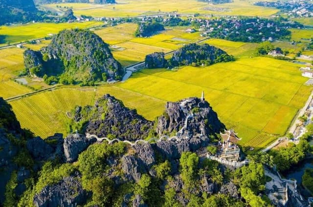 Day tour Hoa Lu, Trang An/Tam Coc with rowing boat and Mua Cave