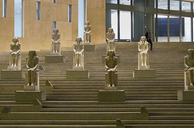 Grand Egyptian Museum from Alamein