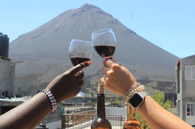 Tasting between Vineyards and Lava
