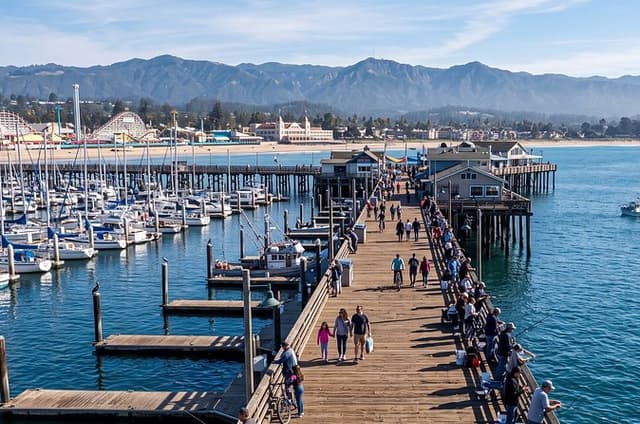 Private Santa Cruz Beachfront and Downtown Walking Tour