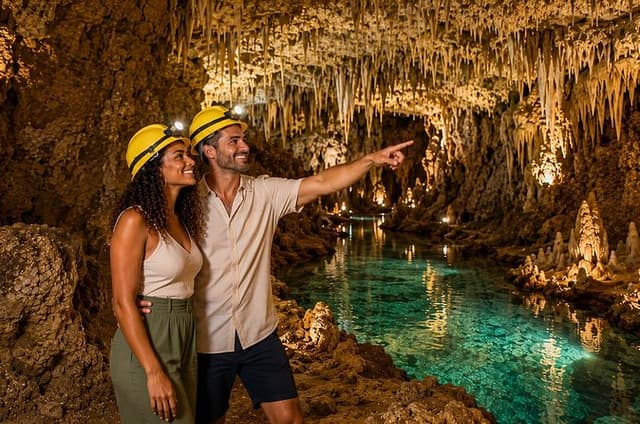 Barbados Harrison's Cave Tram Tour and Boat Cruise Snorkel Adventure