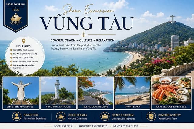 Shore Excursion to Vung Tau from Phu My Port