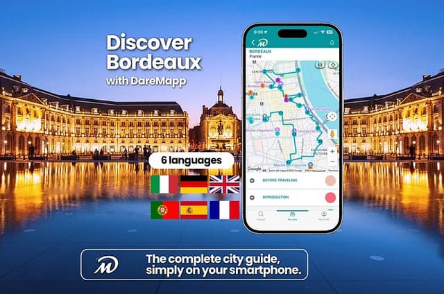 TOP Bordeaux: Private Guided Tour with Your Mobile