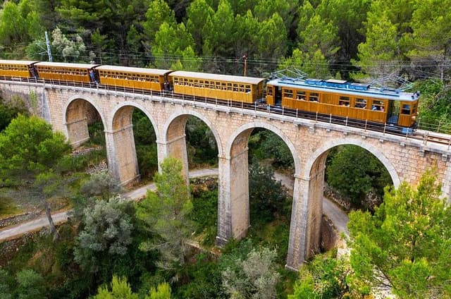 Tour Island Train Tram Boat and Bus around the island of Mallorca