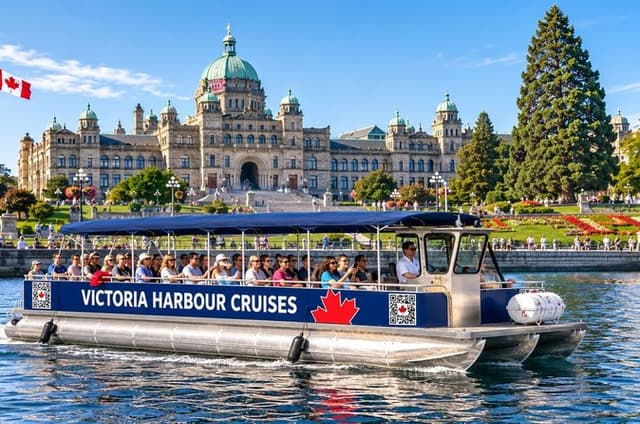 NEW Victoria Harbour Boat Tour with Live Tour Guide
