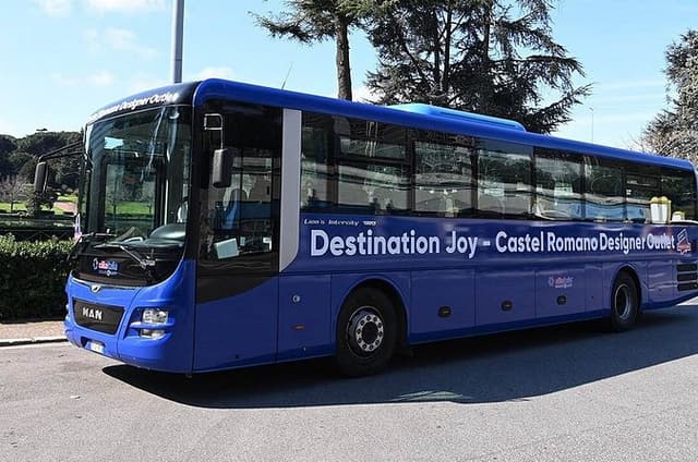 Shuttle Bus Package to MG Outlet Castel Romano From EUR Fermi