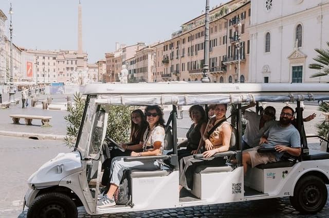 1.5 Hour Electric Golf Cart Rome highlights Tour