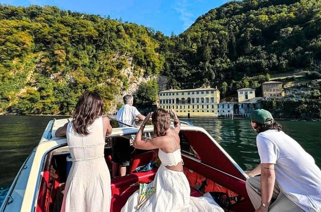 Lake Como Private Tour Vintage Boat Nesso Waterfall and Bridge