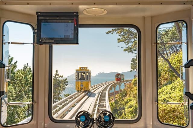 Busan Blueline Park Beach Train Ticket (Sky Capsule Optional)