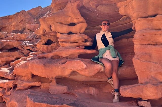 Colored Canyon, White Canyon & Ain Khudra Oasis Hike from Dahab