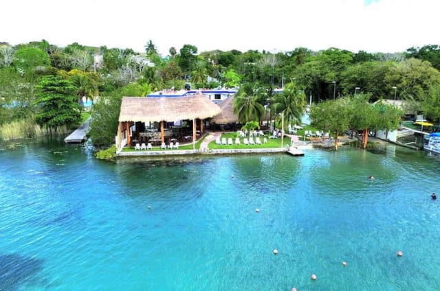 Chacchoben Mayan Ruins and Seven Colors Lagoon