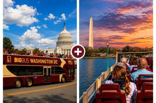 Hop-on Hop-off Sightseeing Tour & Open-top Sunset Tour with Guide