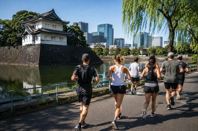 Tokyo: 1.5 Hour City Running Tour with Local Guide
