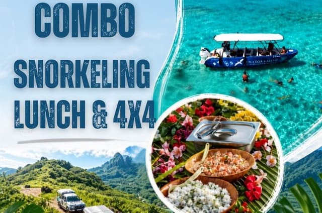 Full Day Bora Experience - Snorkeling Excursion & 4x4 Adventure