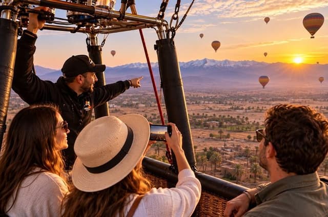 Marrakech: Hot Air Balloon Flight, Berber Breakfast & Certificate