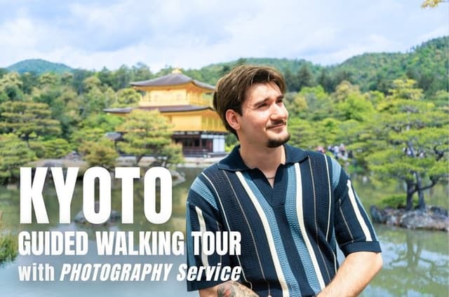 [Golden Temple & Geisha] KYOTO Guided Walking Tour+Photo Shooting