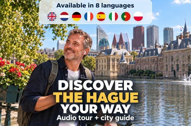 The Hague: City Walk Audio Guide in 7 Languages on your Phone