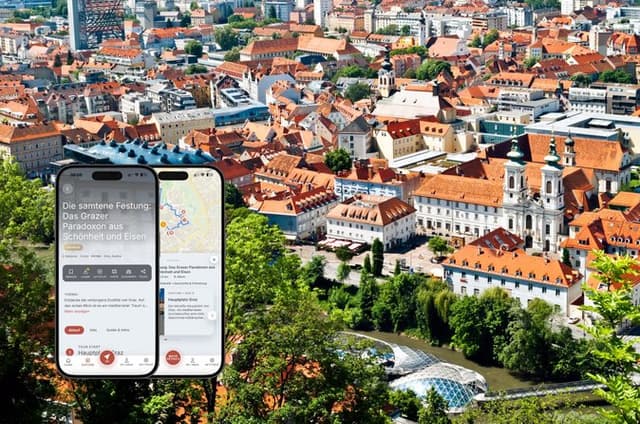 Self-guided podcast tour Graz: The Velvet Fortress