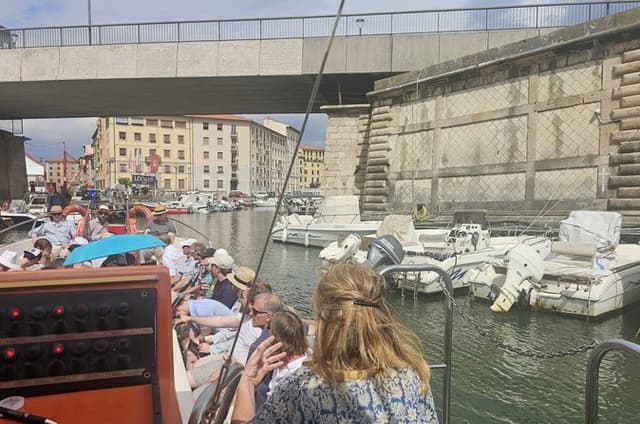Livorno Golf Cart Express and Medici Canals Boat Tour