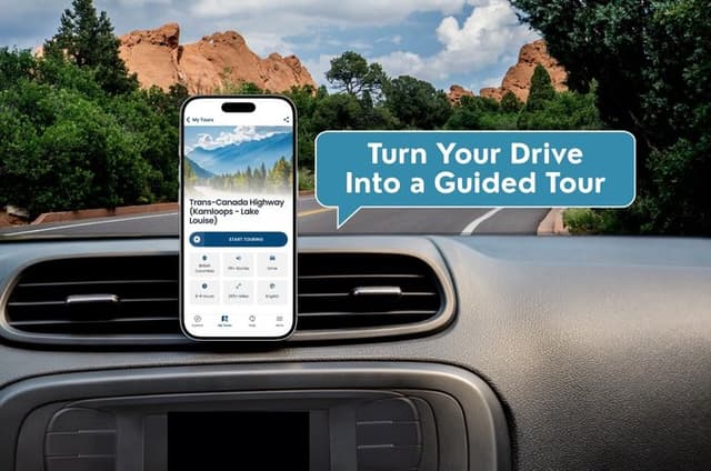 Scenic Kamloops Self Guided Audio Driving Tour to Lake Louise