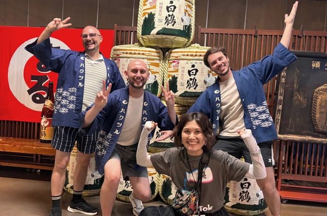 Kobe Sake Tour with Expert Guide: 3+ Breweries, Tastings Included