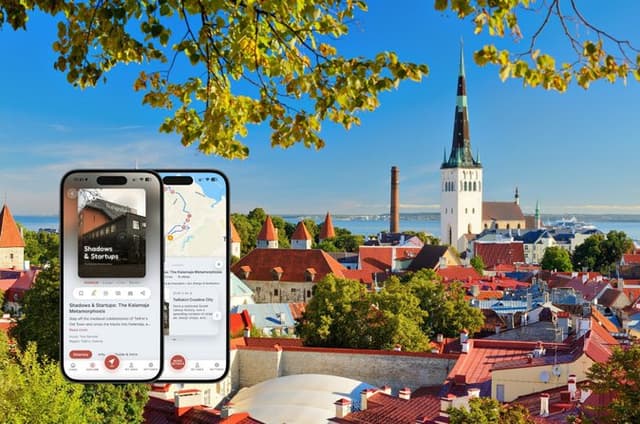 Self Guided Podcast Tour Tallinn with Shadows and Startups