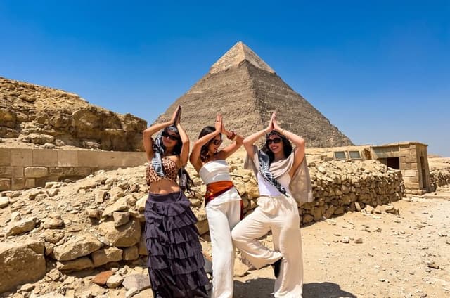 Giza Pyramids, Sphinx, Saqqara, Memphis Tour with Camel Ride
