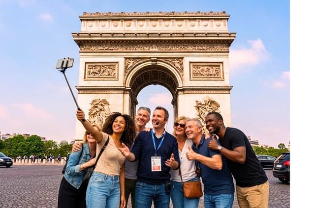 3-in-1 Paris Tour; Notre-Dame, Seine Cruise and Arc de Triomphe