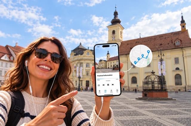 Sibiu Self Guided Tour of the City with Eyes