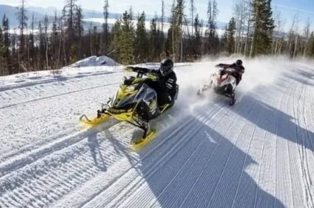 Guided Snowmobile Tour in the Adirondacks