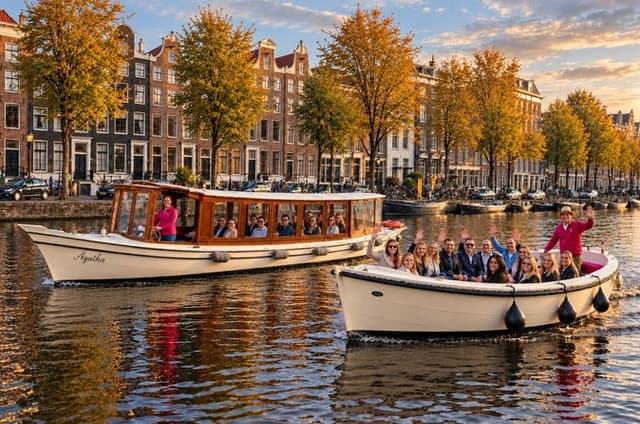 Amsterdam All-Inclusive 90-Minutes Canal Cruise by Captain Jack