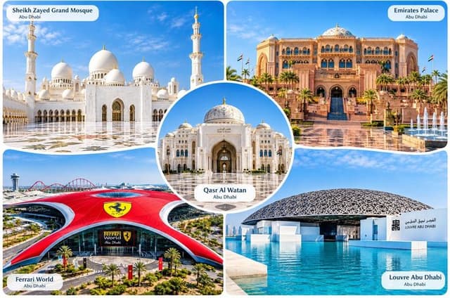 Sheikh Zayed Mosque and Falcon Hospital Tour in Abu Dhabi