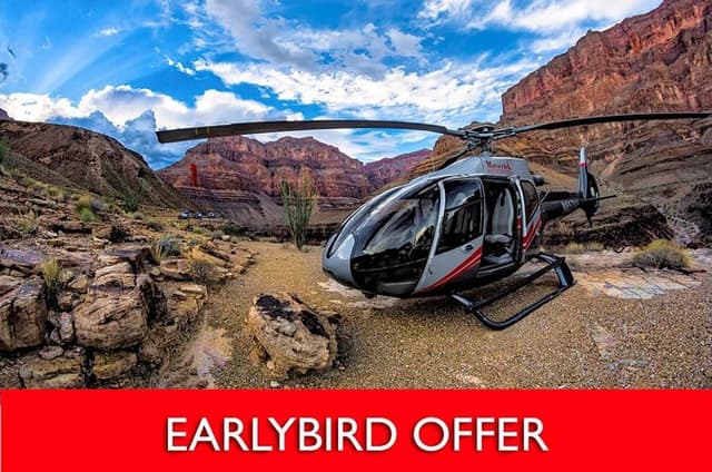 Grand Canyon Deluxe Helicopter Tour with Landing from Las Vegas