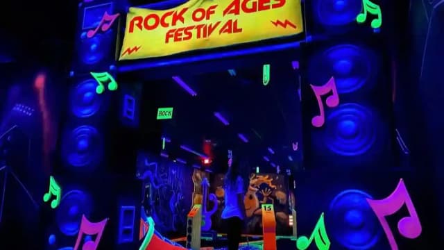 Rock of Ages Blacklight Mini Golf