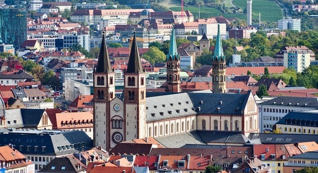Wine tasting in the old town of Würzburg