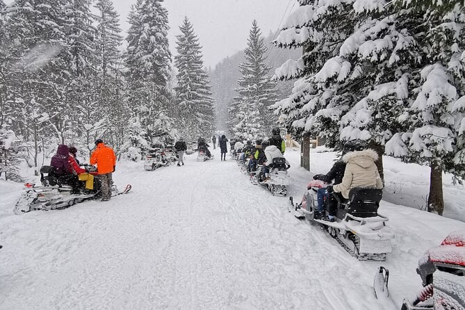 Carpathian Mountains Snowmobile Tour