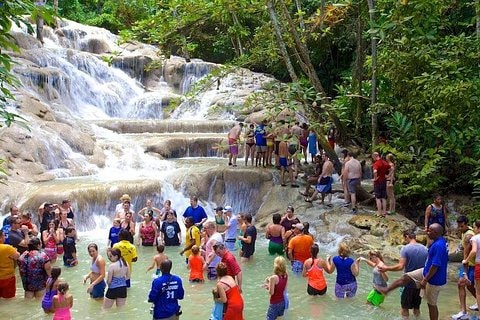 Dunn's River and Blue Hole with lunch combo from Montego Bay