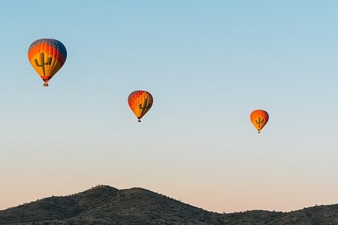 Phoenix Afternoon Hot Air Balloon Ride with Bubbly + Charcuterie